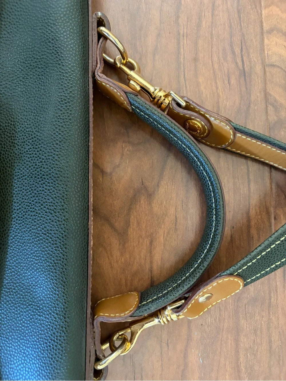 Lancel structured satchel/briefcase